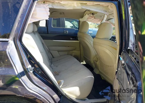 2012 Subaru Outback 2.5I Premium from USA, damaged, VIN 4S4BRCGC2C3240696